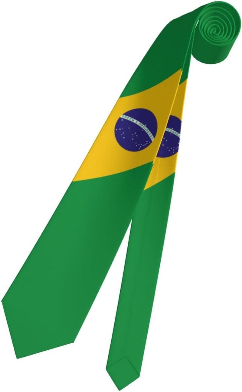 AKMCBSH National Flags Tie Comfortable Soft Novelty Necktie Unisex for Weddings Party Birthday Gift - Image 2